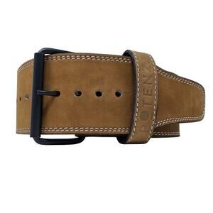 Potenza Fitness Classic Powerlifting Belt 10 mm in Brown, Size M​